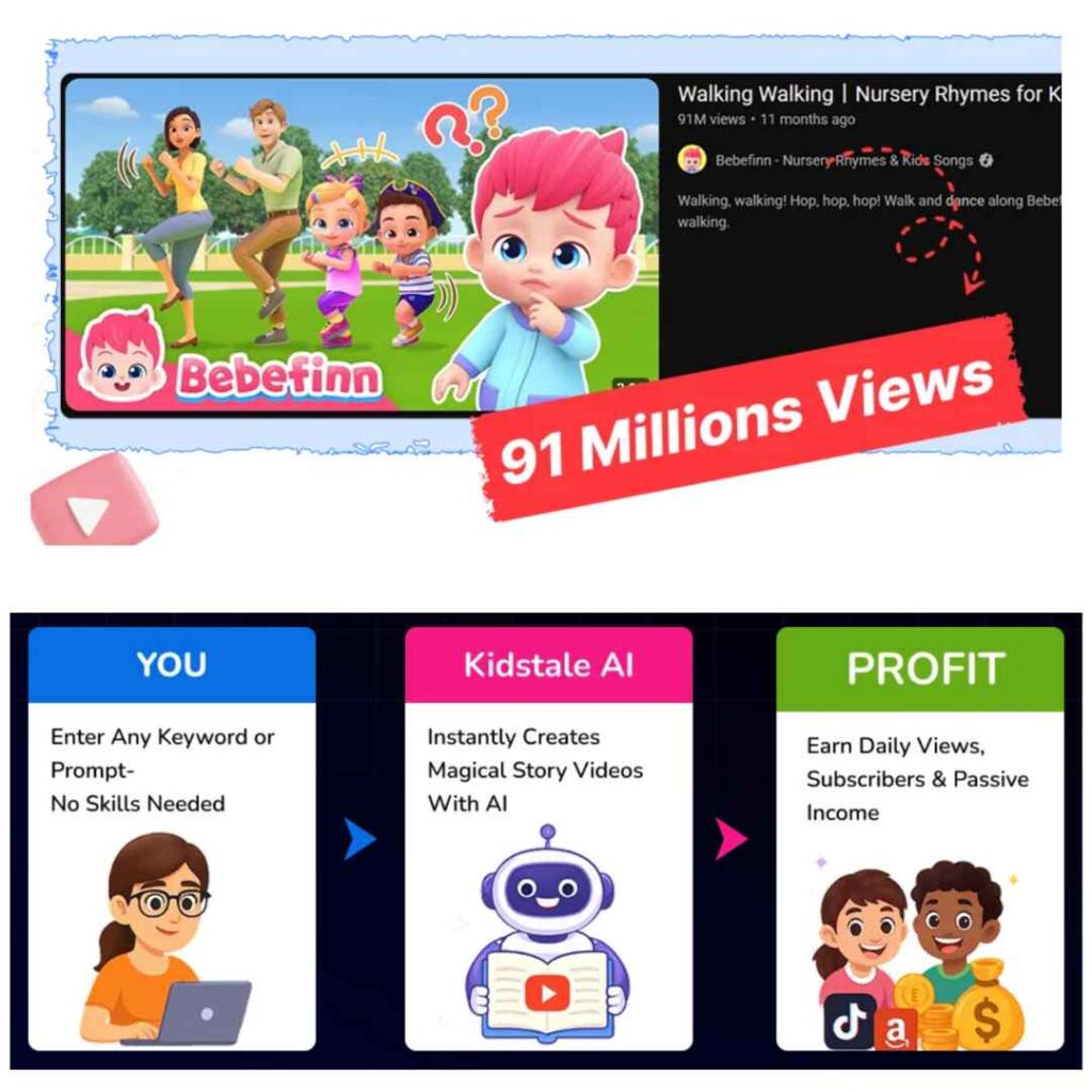 kids tale ai video software